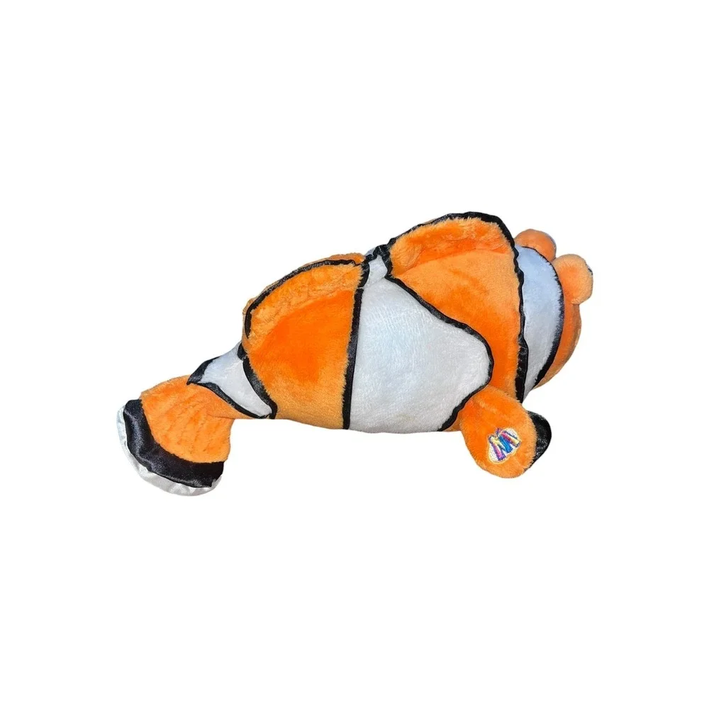 Ganz Webkinz Clown Fish Plush Stuffed Animal Orange White‎ Black HM219 Toy
